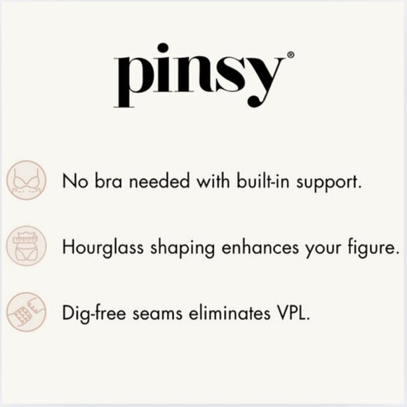 Pinsy Sculpting Lace Shapewear Bodysuit, Black, XL Long - Picture 4 of 9